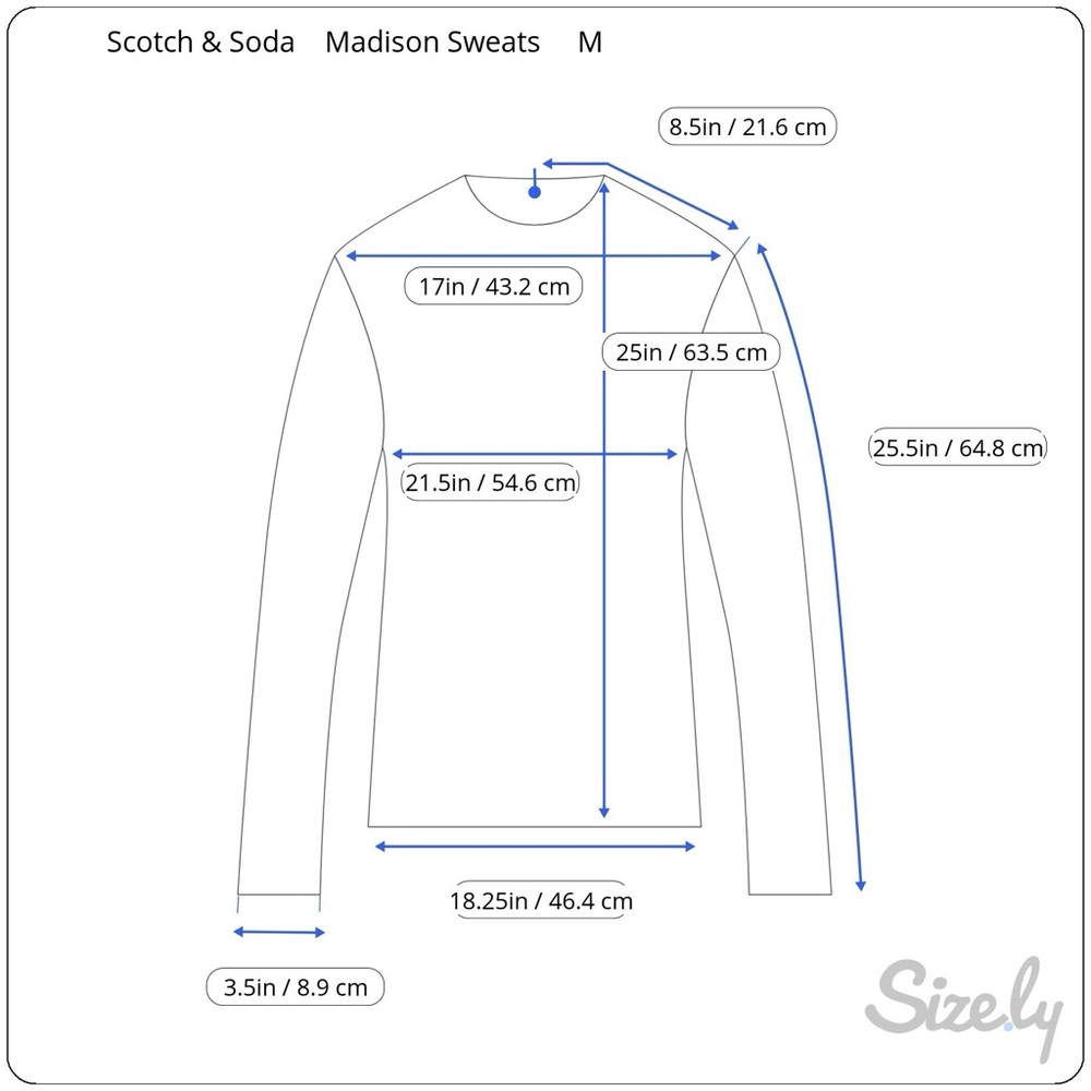Scotch & Soda Women’s Gray Chalet Maison Crewneck Sweatshirt, Size M‎ - Picture 9 of 9